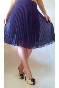 Міні-спідниця плісе рожева пудра